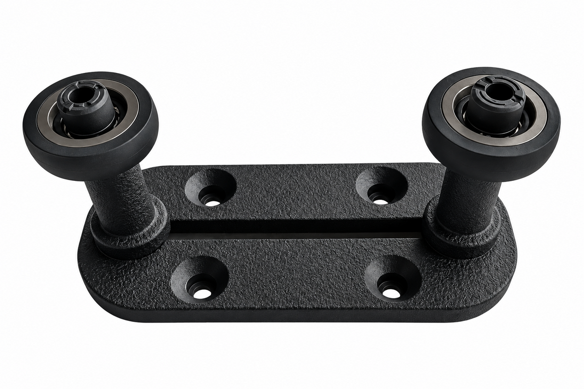 Sürgülü kapı için sabit çift tekerlekli alt izleyici kılavuz